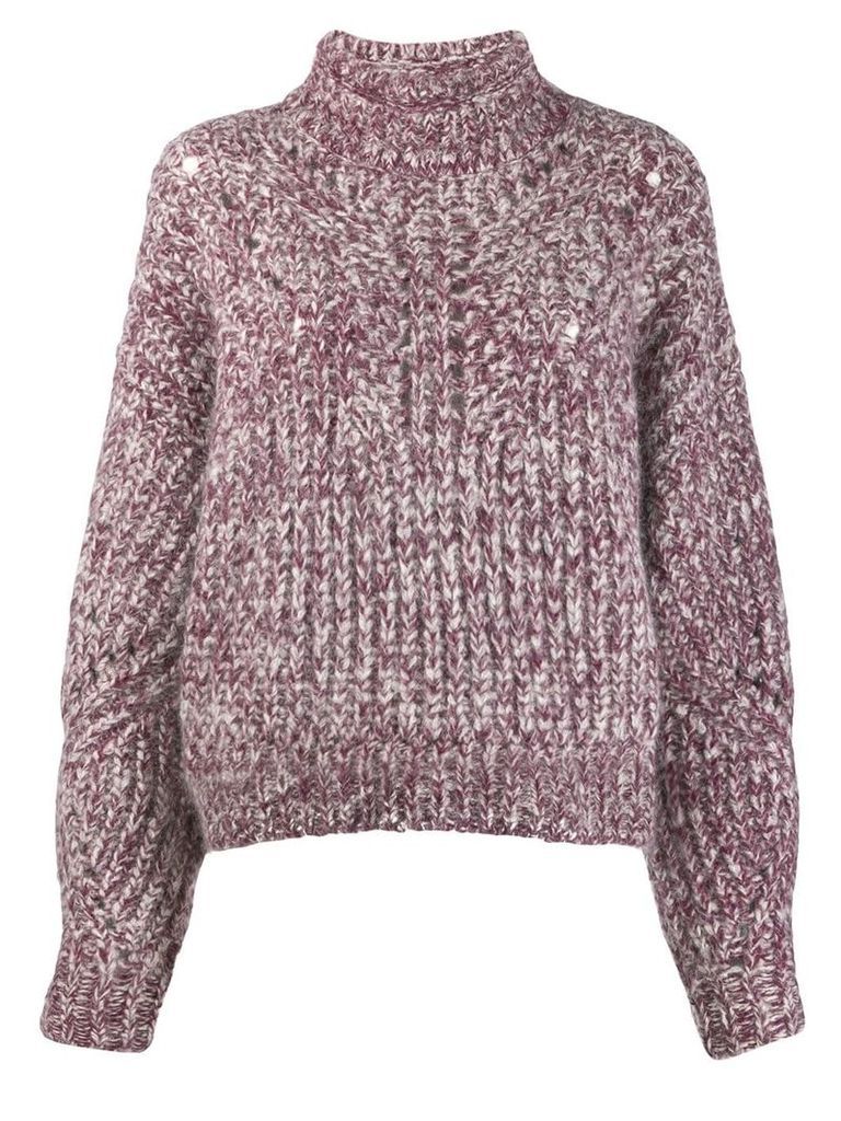 Isabel Marant chunky knit jumper - PINK