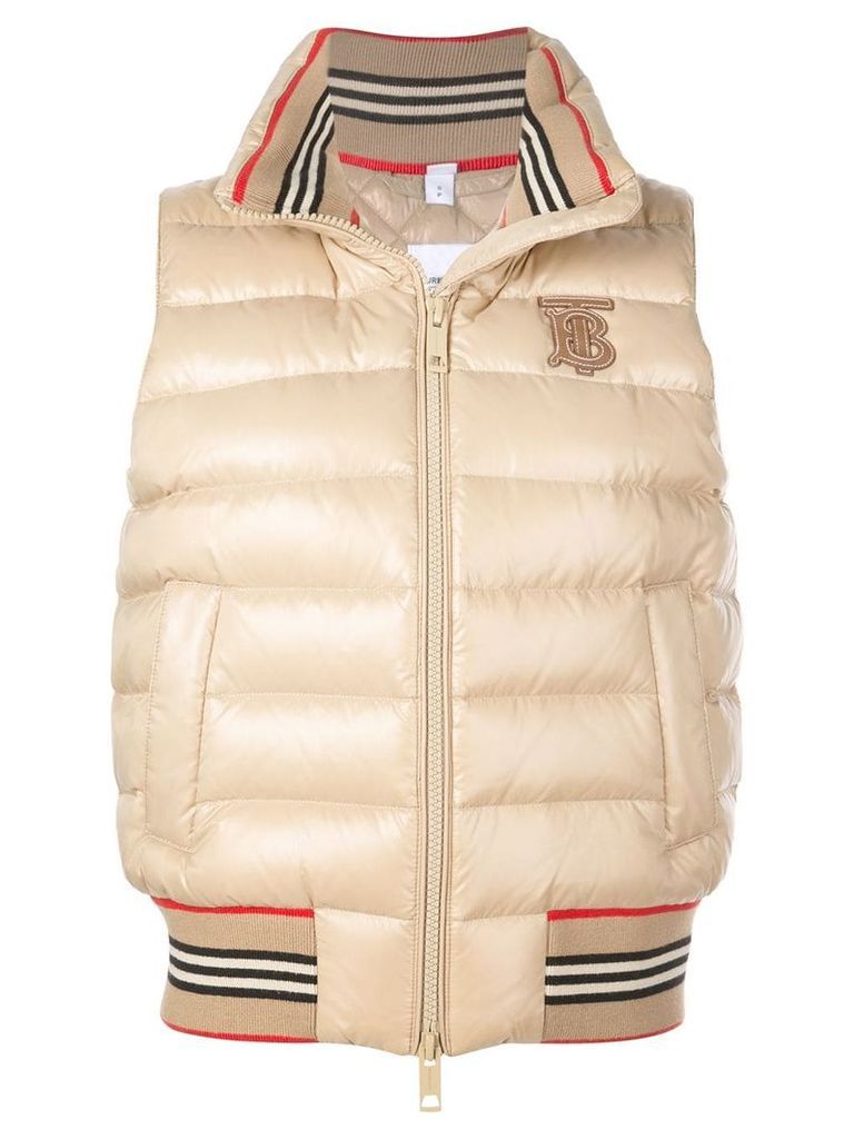 Burberry padded gilet - NEUTRALS