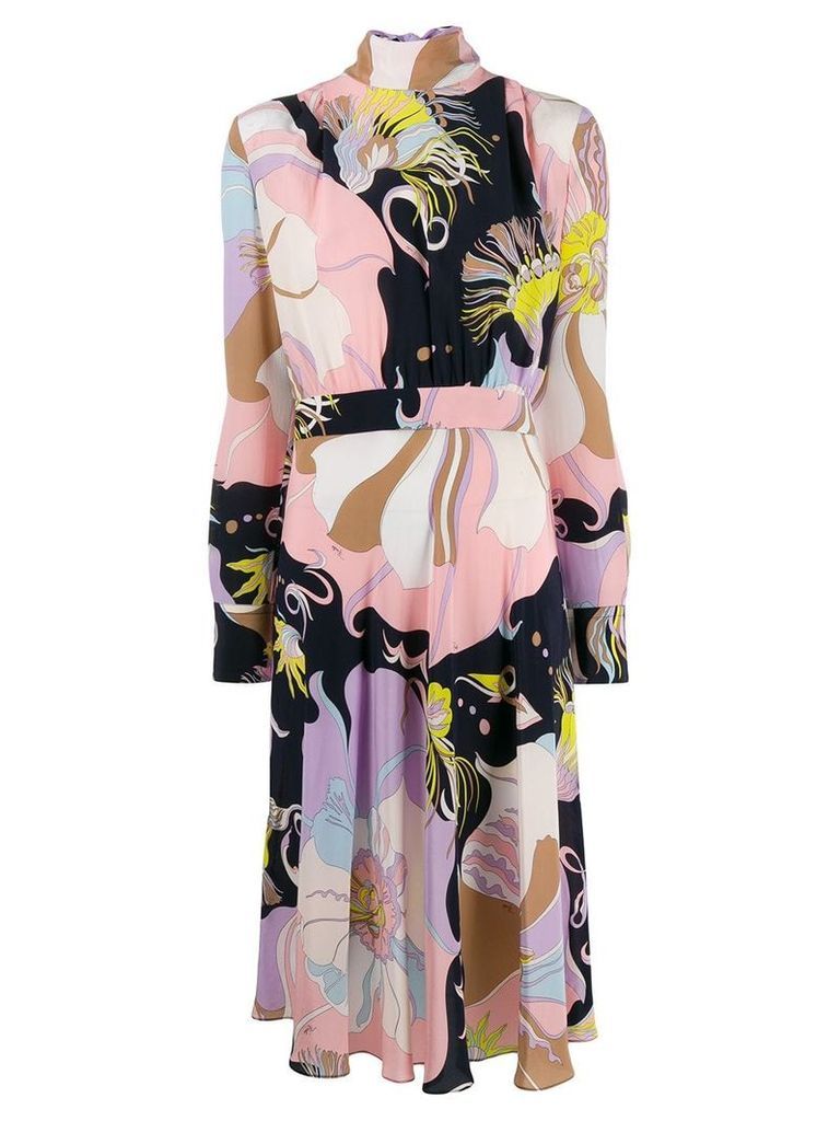 Emilio Pucci Mirabilis print dress - PINK