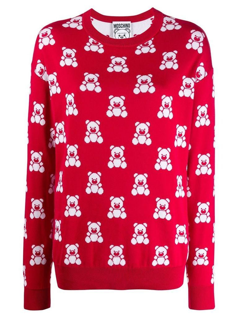 Moschino Teddy Bear jumper - Red