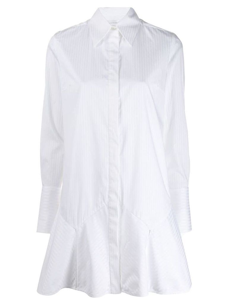 Victoria Victoria Beckham striped shirt dress - White