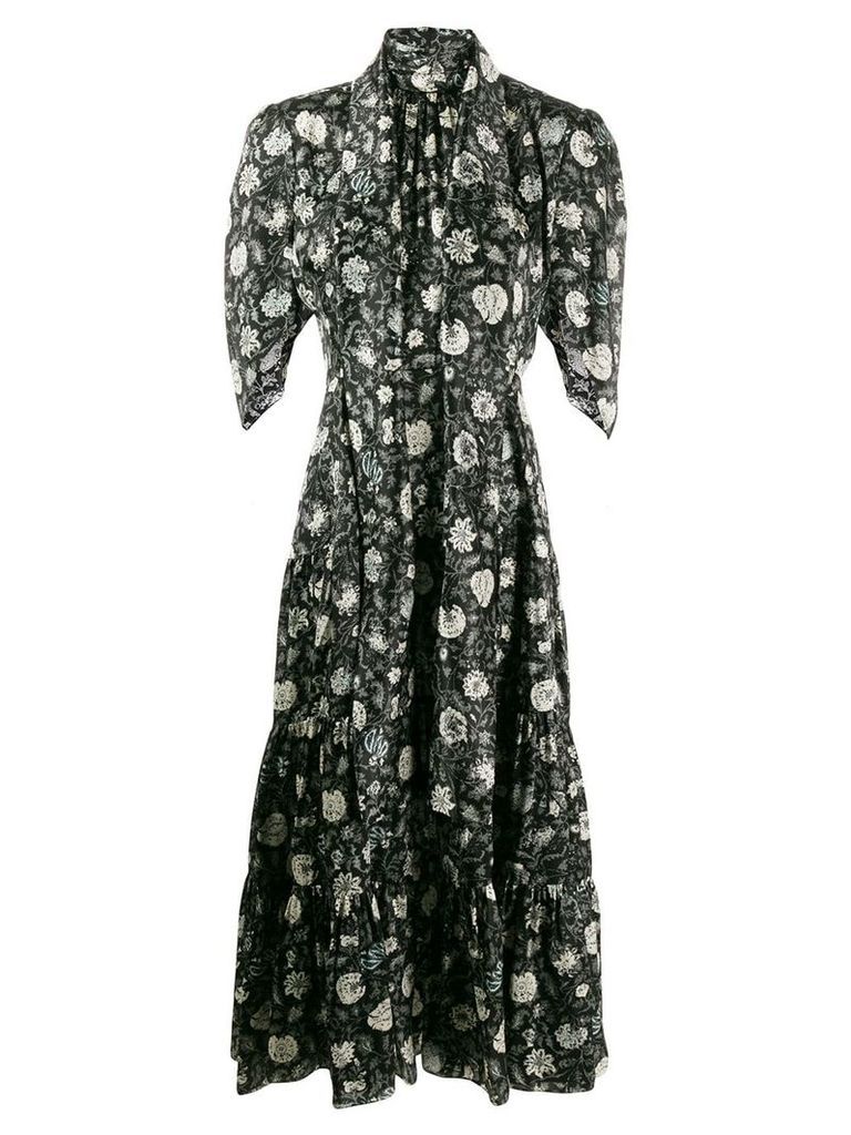 Chloé dandelion print dress - Black