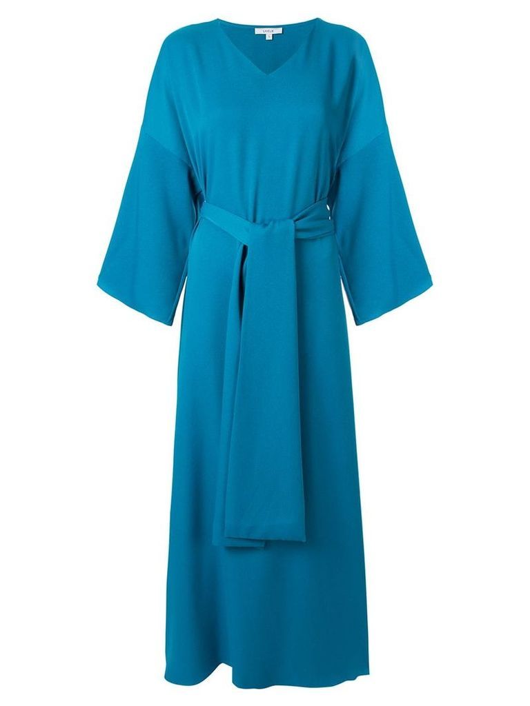 Layeur wide sleeve maxi dress - Blue