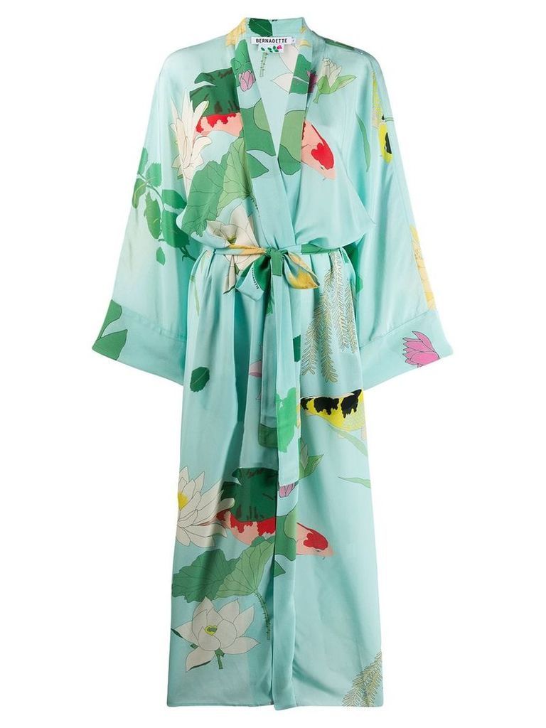 Bernadette Peignoir kimono dress - Blue