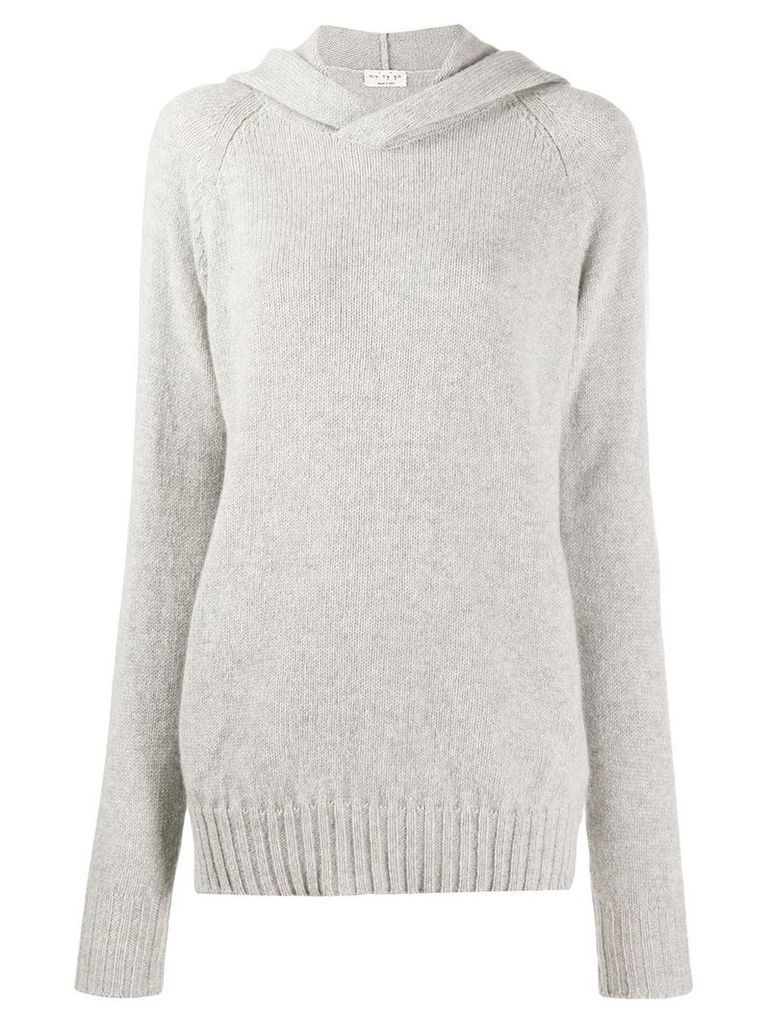 Ma'ry'ya hooded sweater - Grey