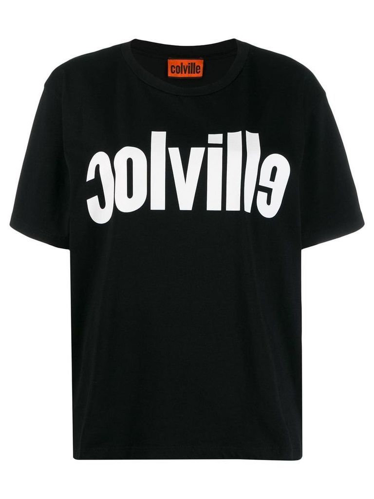 colville logo print T-shirt - Black