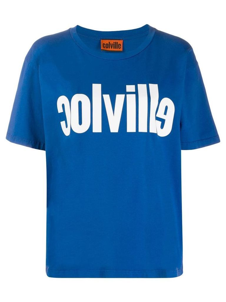 colville logo print T-shirt - Blue