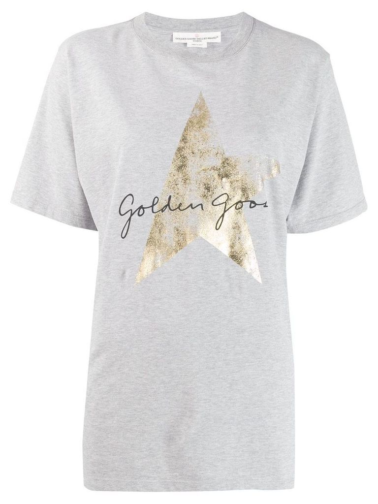 Golden Goose logo T-shirt - Grey