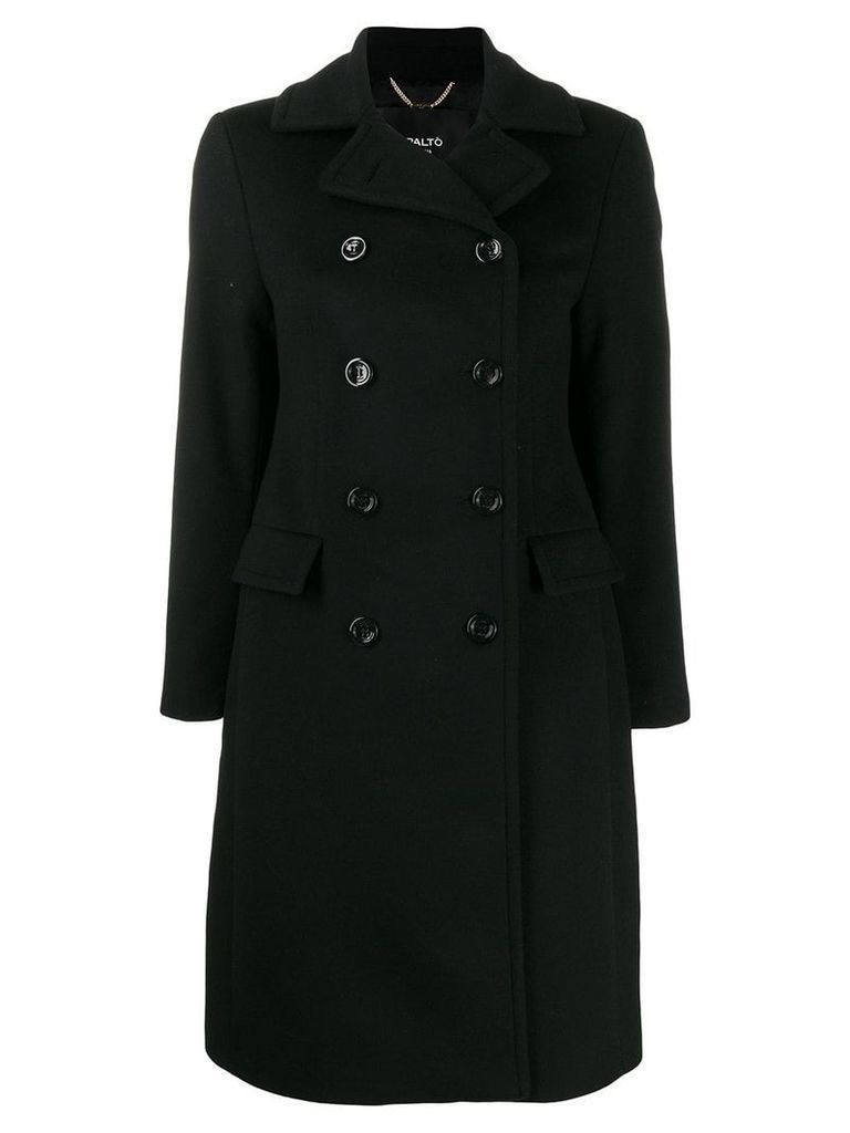 Paltò double buttoned coat - Black