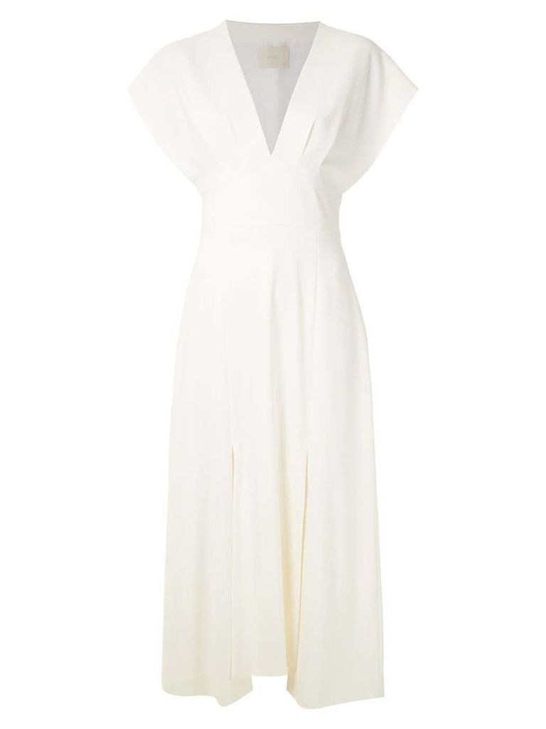 Framed Lawrence midi dress - White