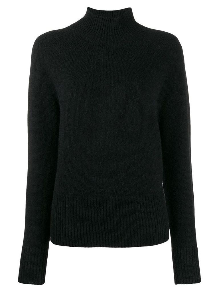Erika Cavallini turtle neck knit sweater - Black