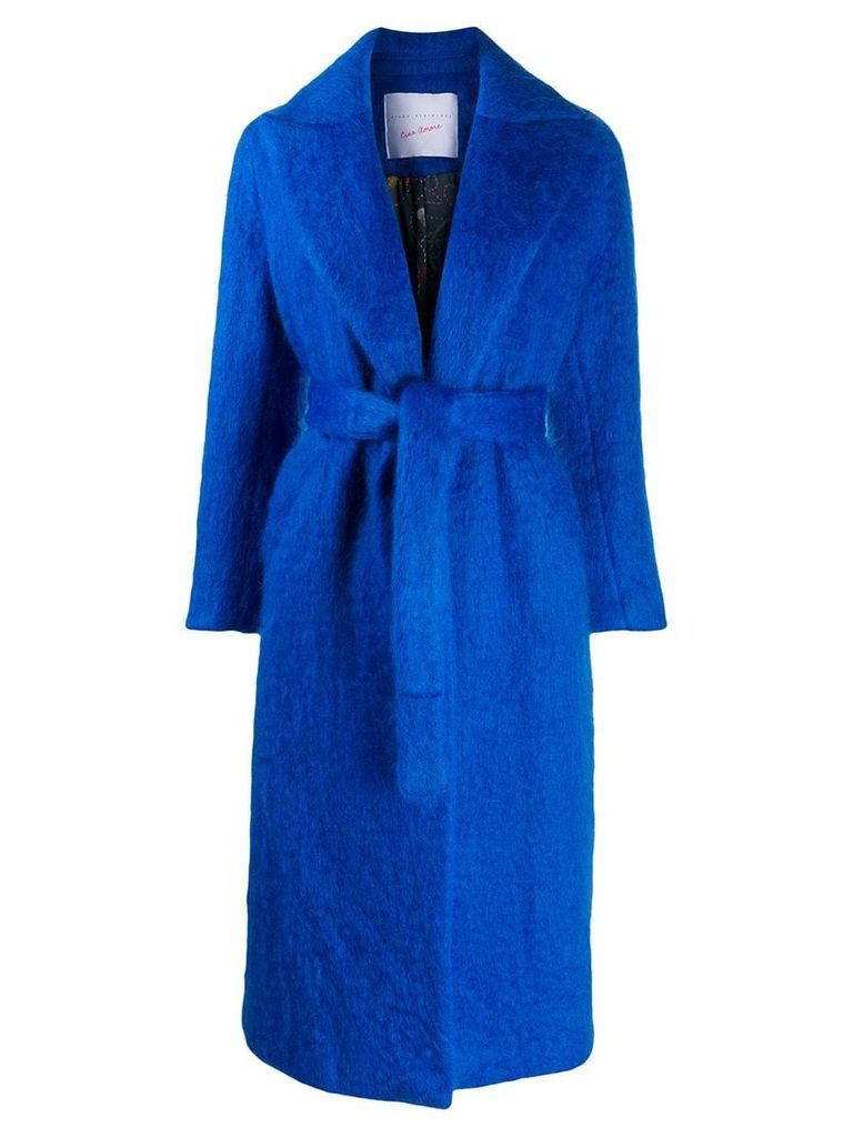 Giada Benincasa mohair coat - Blue