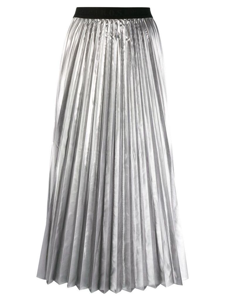 P.A.R.O.S.H. pleated skirt - SILVER