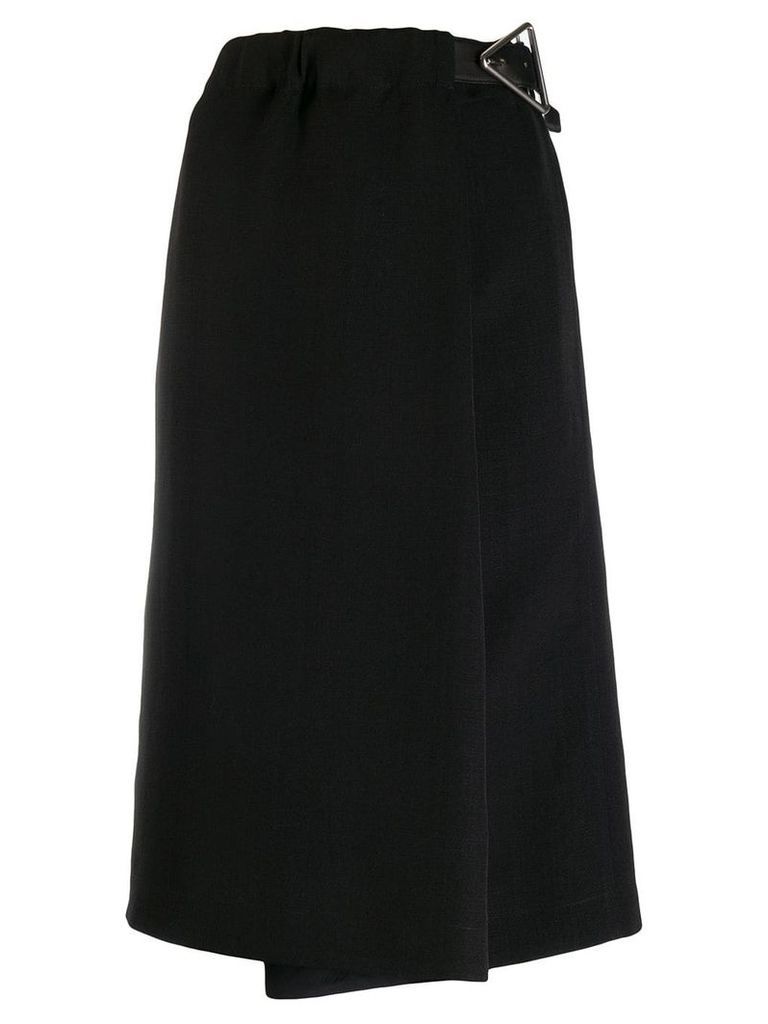 Bottega Veneta belted midi skirt - Black