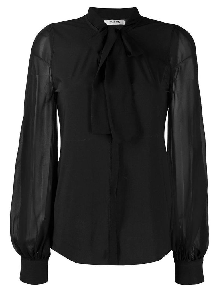 Dorothee Schumacher pussy bow blouse - Black
