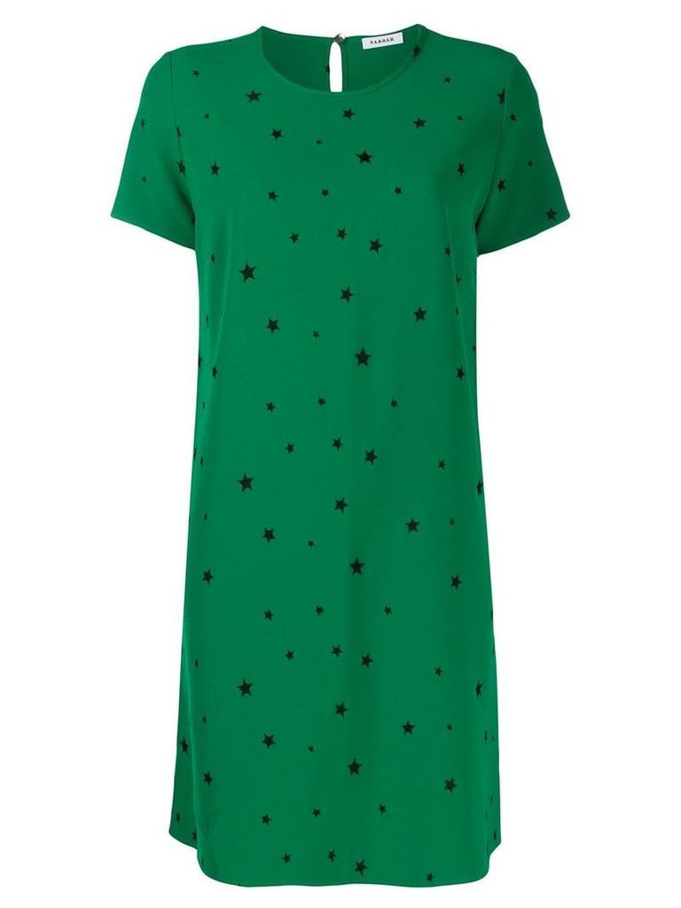 P.A.R.O.S.H. star print T-shirt dress - Green