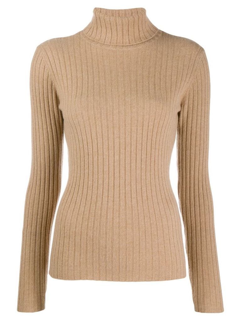 Allude ribbed sweatshirt - Brown