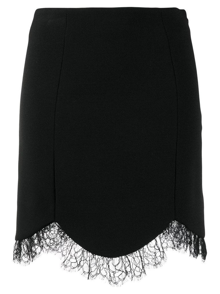 Just Cavalli high waisted lace skirt - Black