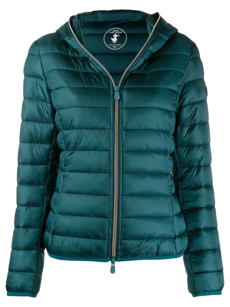 Save The Duck hooded padded jacket - Green