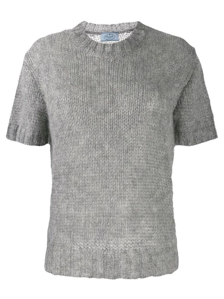 Prada loose knit top - Grey