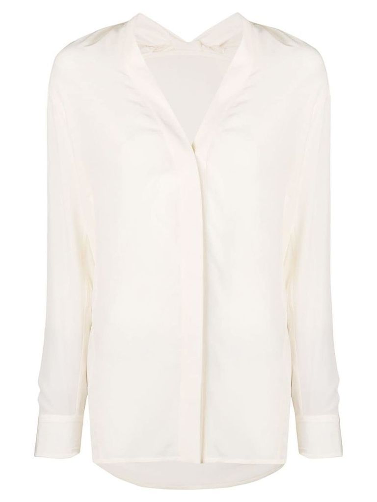 Victoria Beckham V-neck blouse - White