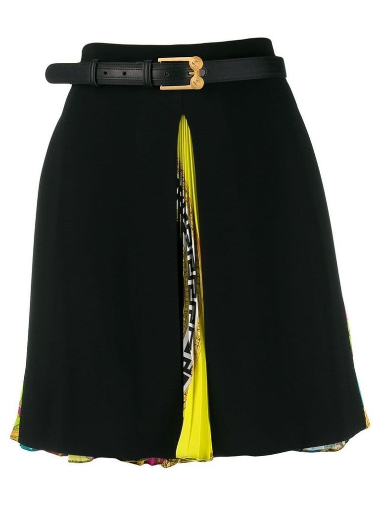 Versace high-waist A-line skirt - Black