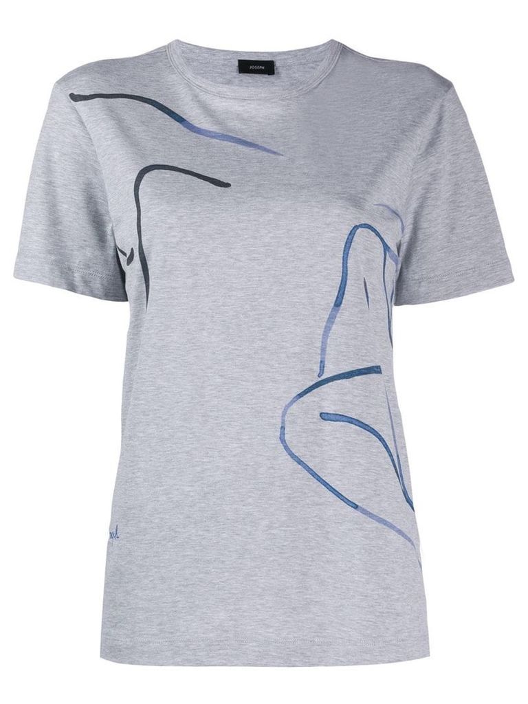 Joseph abstract print T-shirt - Grey