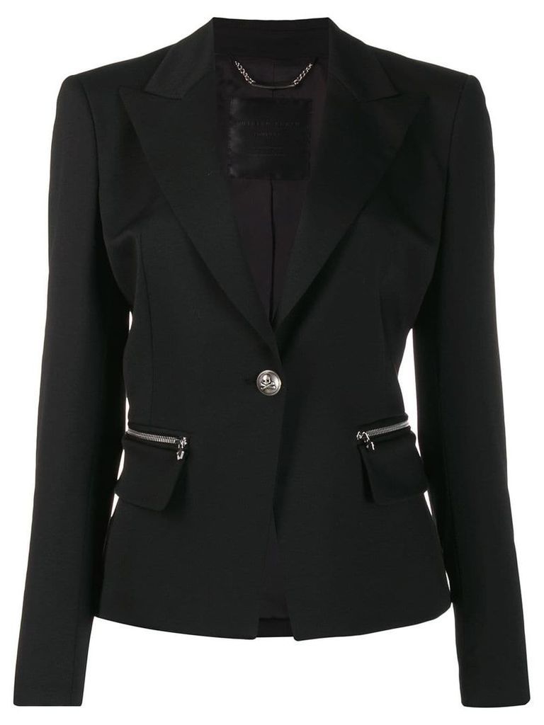 Philipp Plein crystal-embellished jacket - Black