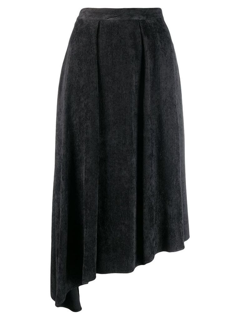 Isabel Marant Freja flowing velvet skirt - Black