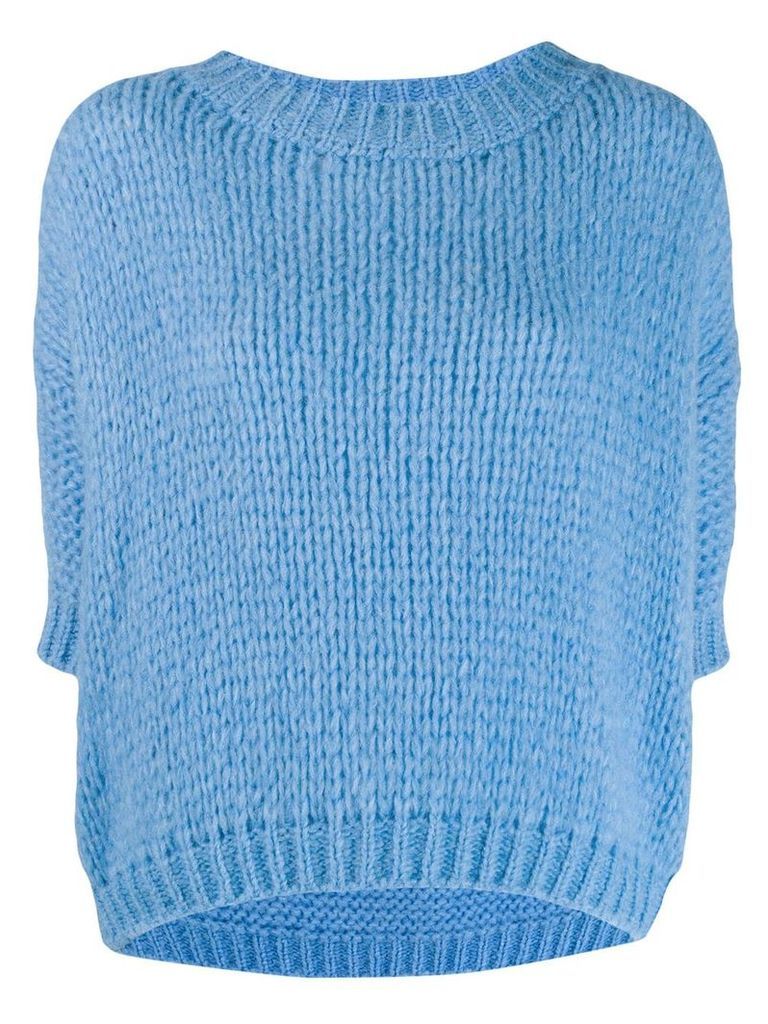 Roberto Collina chunky knit jumper - Blue