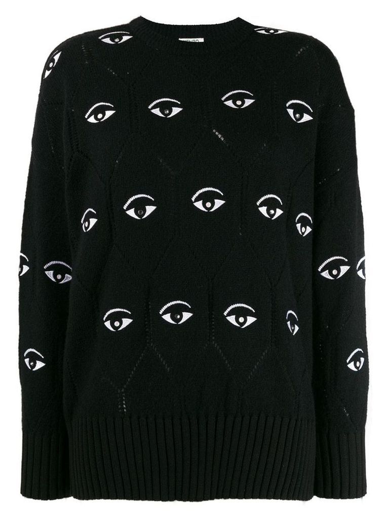 Kenzo Eye embroidered jumper - Black