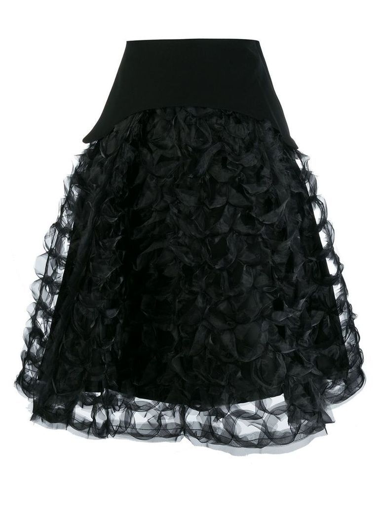 Comme Des Garçons Noir Kei Ninomiya ruffled sculptural A-line skirt -