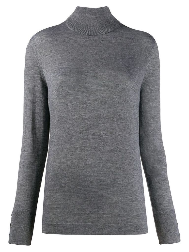 Agnona roll-neck fitted sweater - Grey