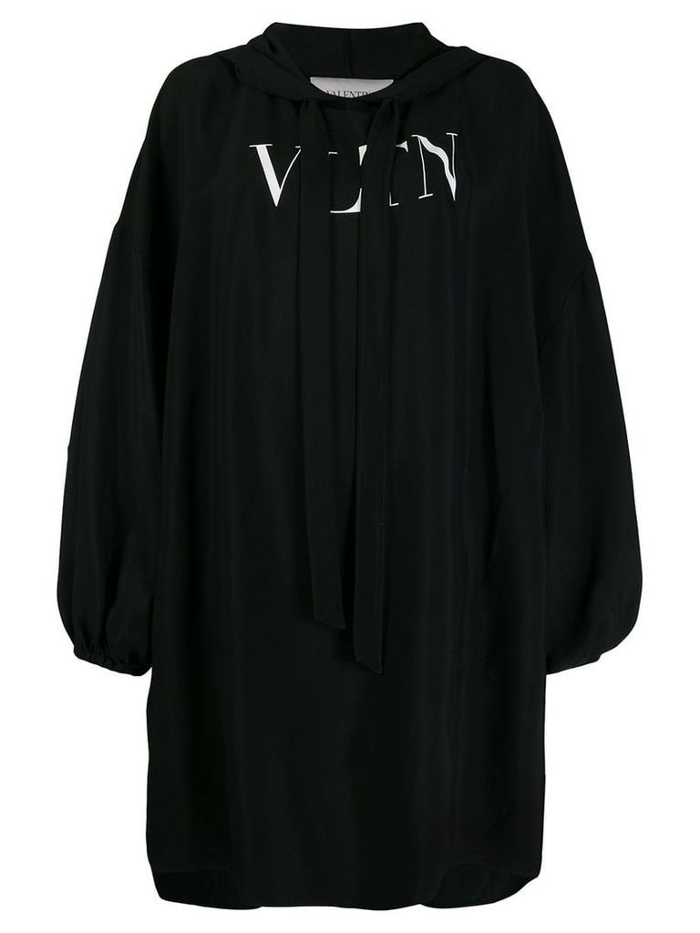 Valentino VLTN print oversized dress - Black