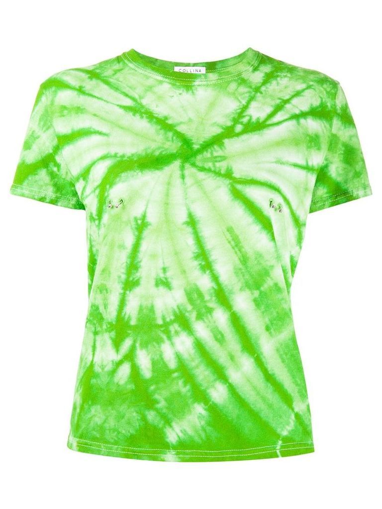 Collina Strada tie dye T-shirt - Green