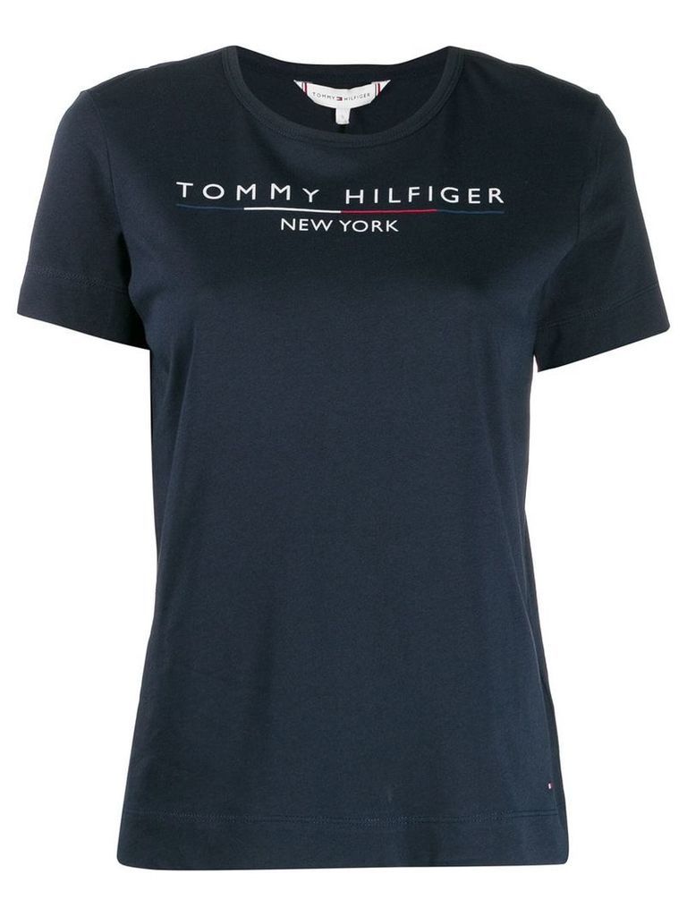 Tommy Hilfiger logo print t-shirt - Blue