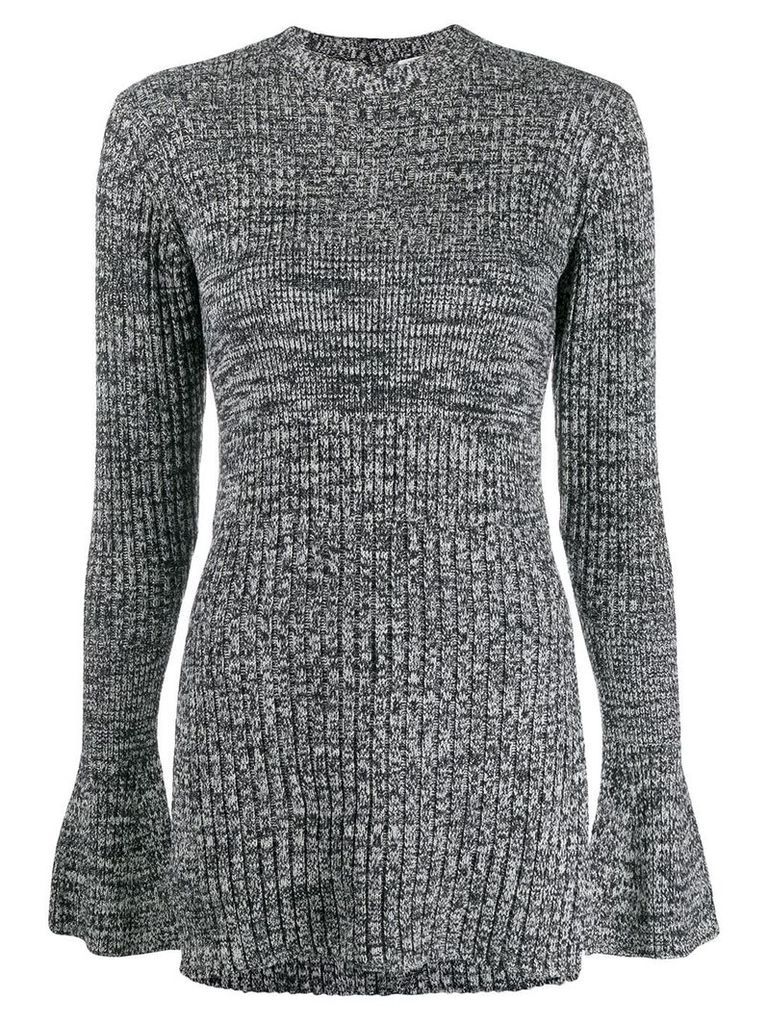 Victoria Victoria Beckham two tone knit jumper - Grey