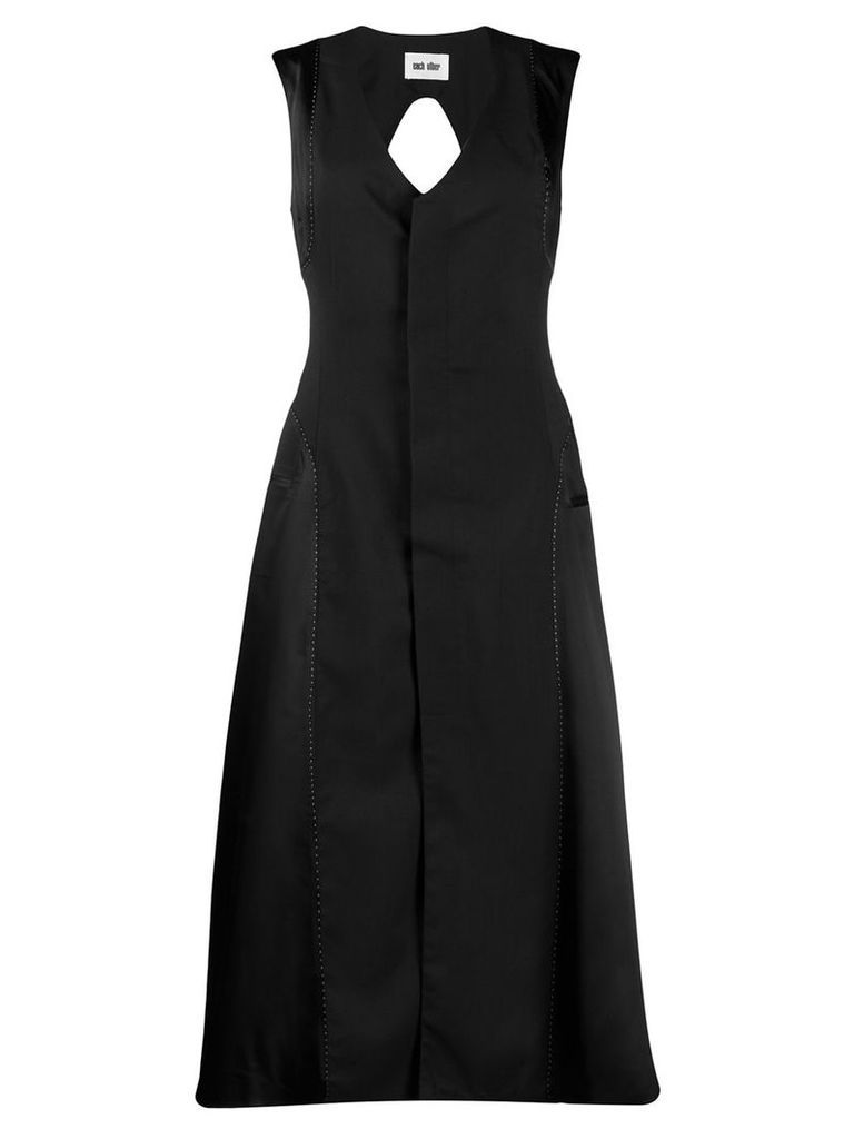 Each X Other reversed tailored vest dress - Black