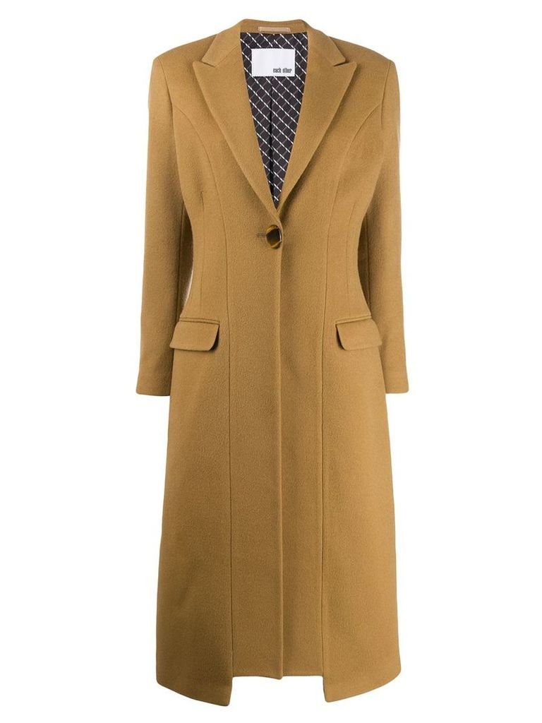 Each X Other Re-sculpted tailored coat - Brown