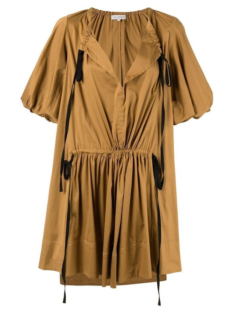 Lee Mathews Elsie short tunic dress - Brown