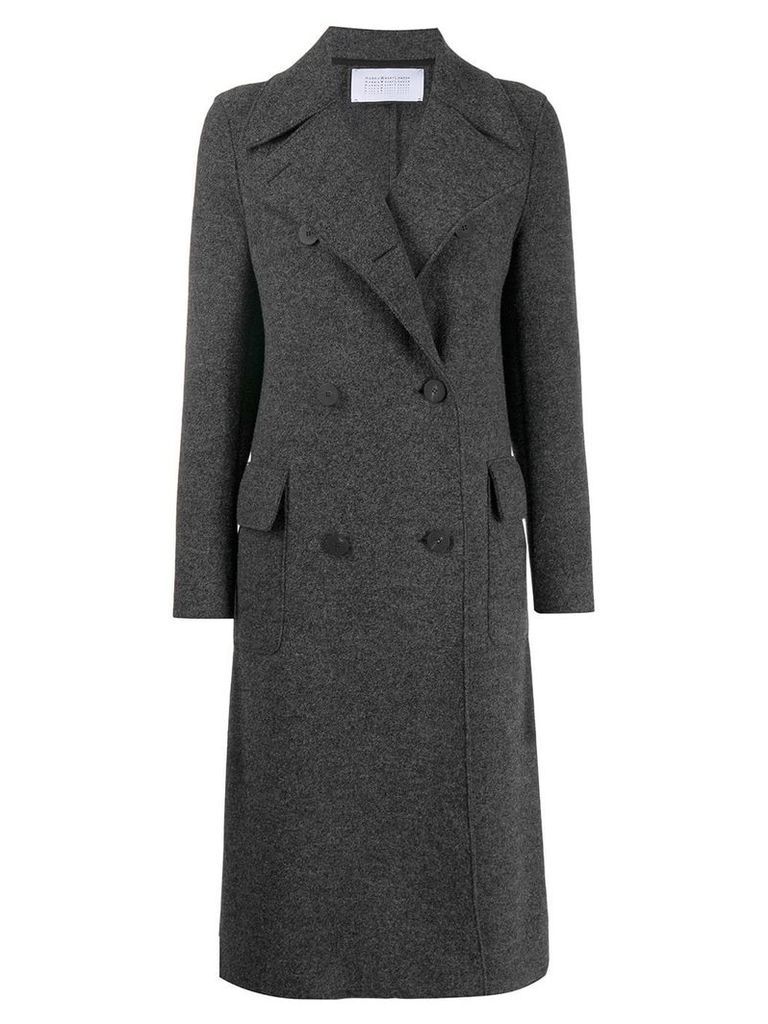 Harris Wharf London double-breasted trenchcoat - Grey