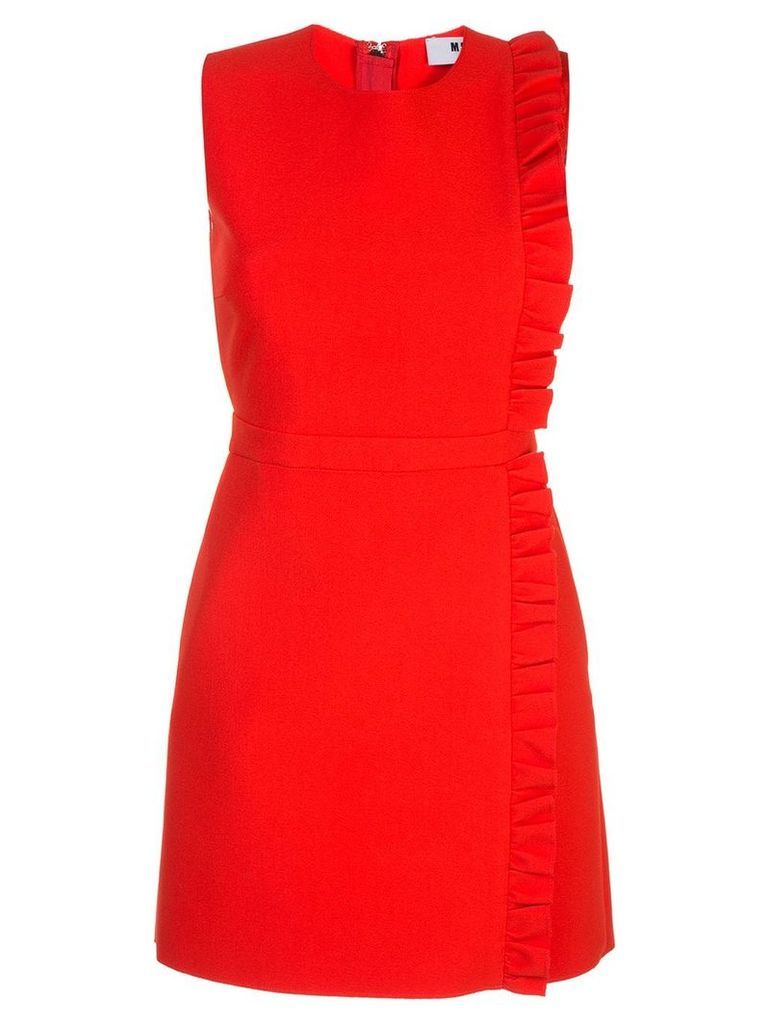 MSGM ruffle short dress - Red