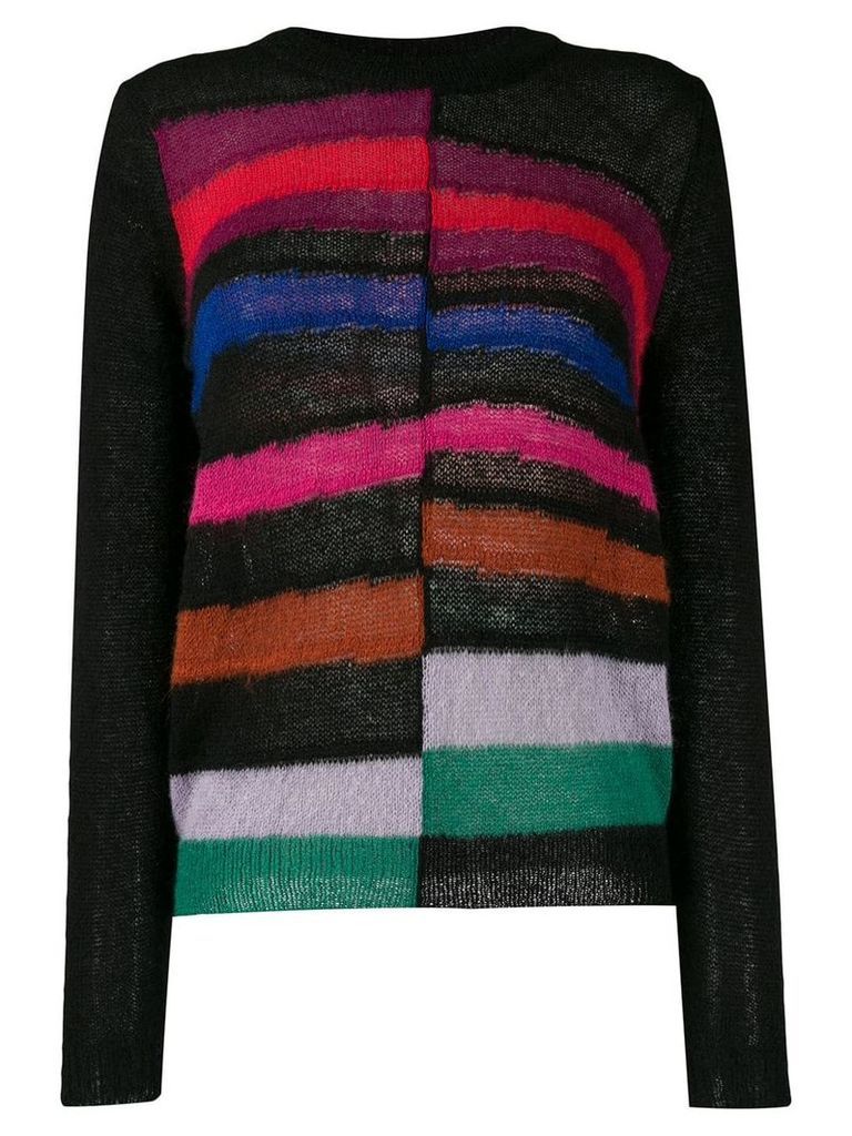 PS Paul Smith knitted striped jumper - Black