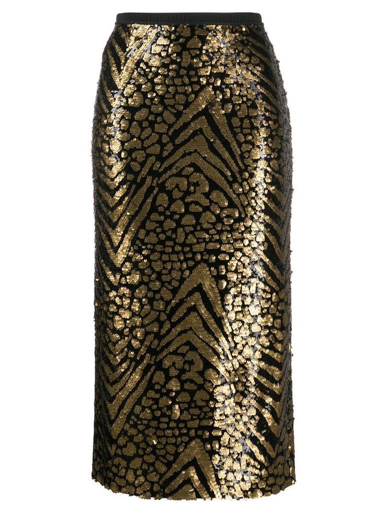 Antonio Marras sequinned pencil skirt - Black