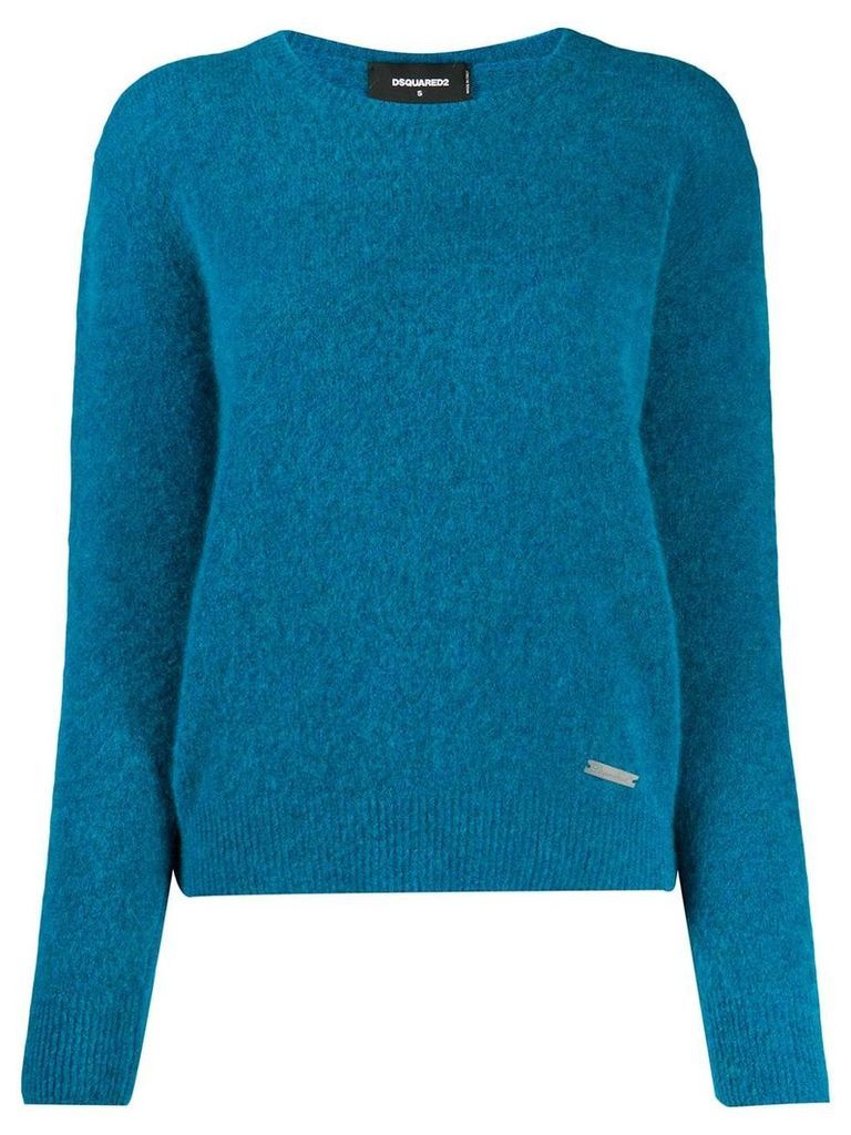 Dsquared2 ribbed neck sweater - Blue