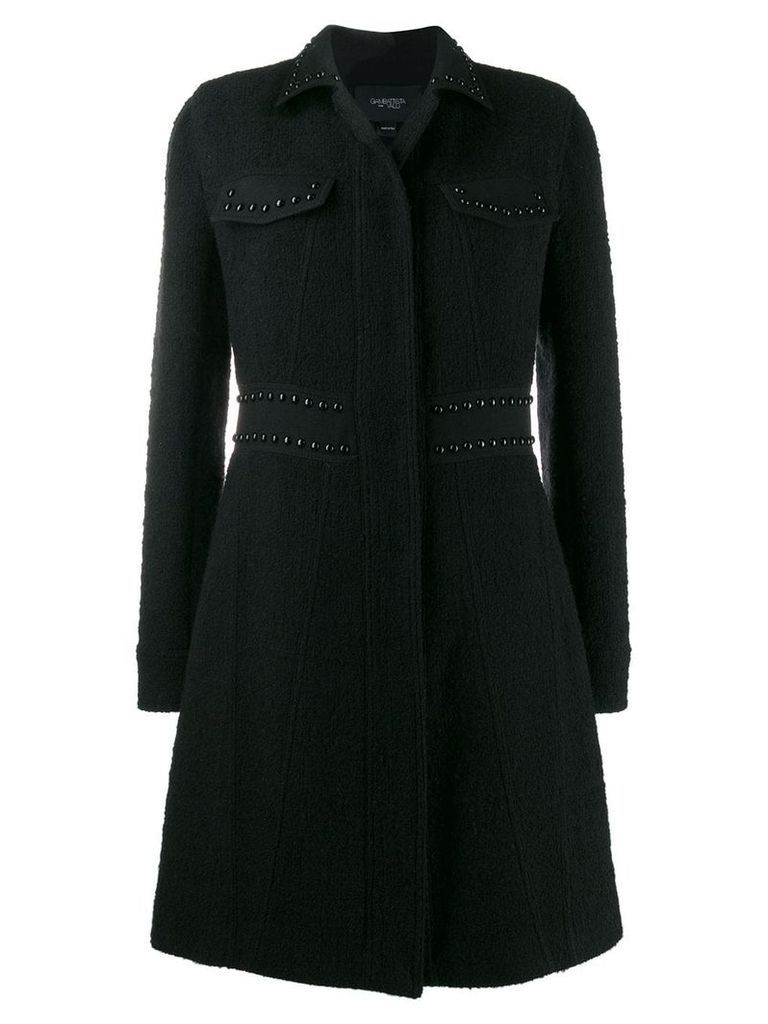 Giambattista Valli stud-embellished coat - Black