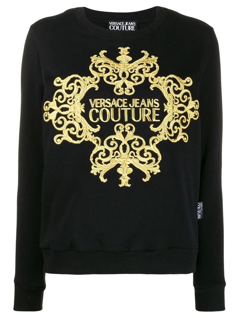 Versace Jeans Couture baroque sweatshirt - Black
