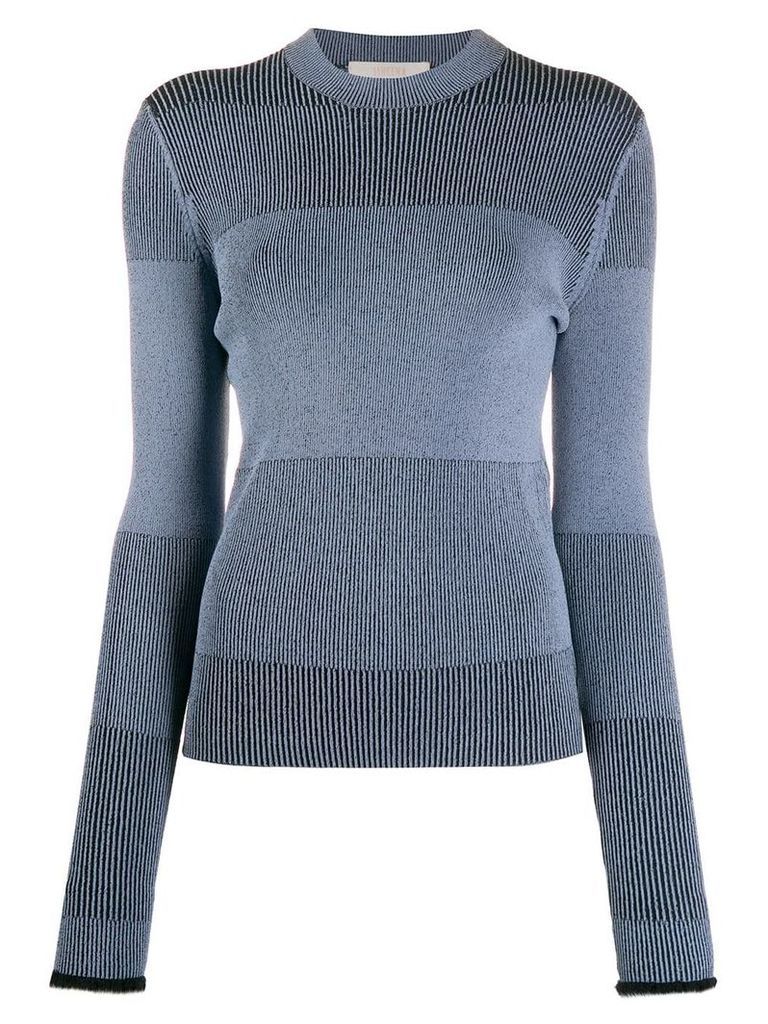 Ssheena striped knit sweater - Blue