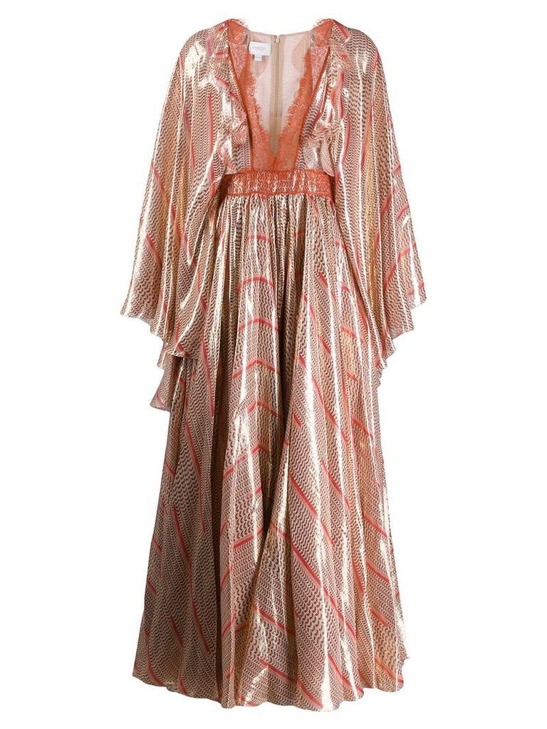 Giambattista Valli printed kimono dress - PINK
