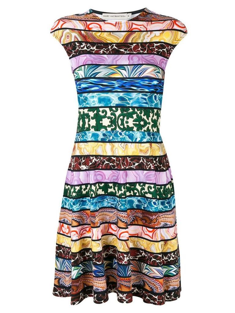 Mary Katrantzou colour-block mini dress - Multicolour